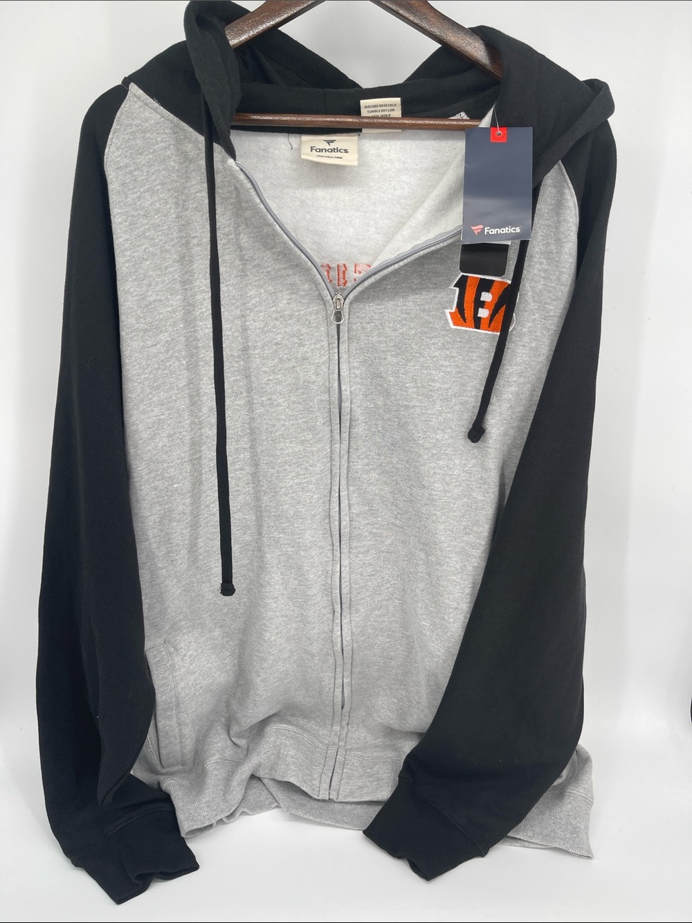 Fanatics Men’s Cincinnati Bengals Full Zip Hooded Jacket XLT